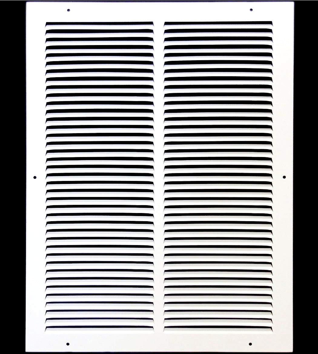 16"W X 22"H [Duct Opening] Steel Air Vent Return Grille - HVAC VENT DUCT COVER DIFFUSER - [Outer Dimensions: 17.75"W X 23.75"H] - HVAC PremiumRG1622 HP