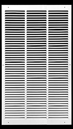 16&quot;W X 36&quot;H [Duct Opening] Steel Air Vent Return Grille - HVAC VENT DUCT COVER DIFFUSER - [Outer Dimensions: 17.75&quot;W X 37.75&quot;H] - HVAC Premium170 16X36 FBA