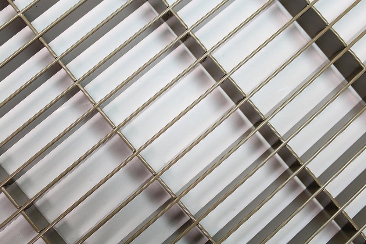 18&quot; X 36&quot; Or 36&quot; X 18&quot; Heavy Duty Floor Grille - Fixed Blades Air Grille - Brown [Outer Dimensions: 19.75 X 37.75] - HVAC PremiumFG1836 HP - 1