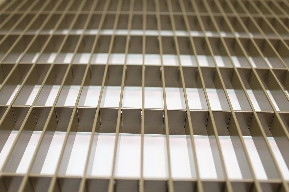 18&quot; X 36&quot; Or 36&quot; X 18&quot; Heavy Duty Floor Grille - Fixed Blades Air Grille - Brown [Outer Dimensions: 19.75 X 37.75] - HVAC PremiumFG1836 HP - 1