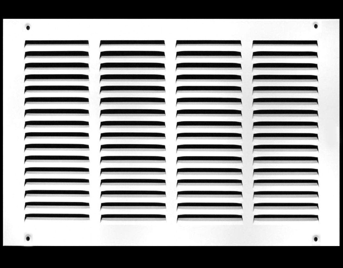 18"W X 16"H [Duct Opening] Steel Air Vent Return Grille - HVAC VENT DUCT COVER DIFFUSER - [Outer Dimensions: 19.75"W X 17.75"H] - HVAC Premium170 18X16 FBA