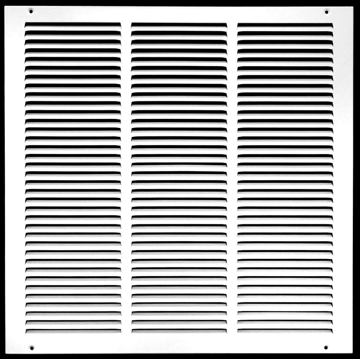 18"W X 18"H [Duct Opening] Steel Air Vent Return Grille - HVAC VENT DUCT COVER DIFFUSER - [Outer Dimensions: 19.75"W X 19.75"H] - HVAC Premium170 18X18 FBA