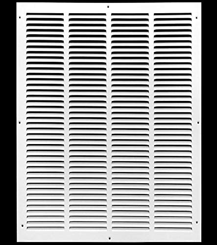 18"W X 22"H [Duct Opening] Steel Air Vent Return Grille - HVAC VENT DUCT COVER DIFFUSER - [Outer Dimensions: 19.75"W X 23.75"H] - HVAC PremiumRG1822 HP