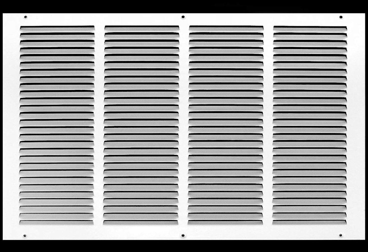 22"W X 16"H [Duct Opening] Steel Air Vent Return Grille - HVAC VENT DUCT COVER DIFFUSER - [Outer Dimensions: 23.75"W X 17.75"H] - HVAC PremiumRG2216 HP