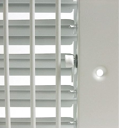 24&quot; X 8&quot; ADJUSTABLE AIR SUPPLY DIFFUSER - HVAC Vent Duct Cover Sidewall or Ceiling - HVAC PremiumSV248 FBA