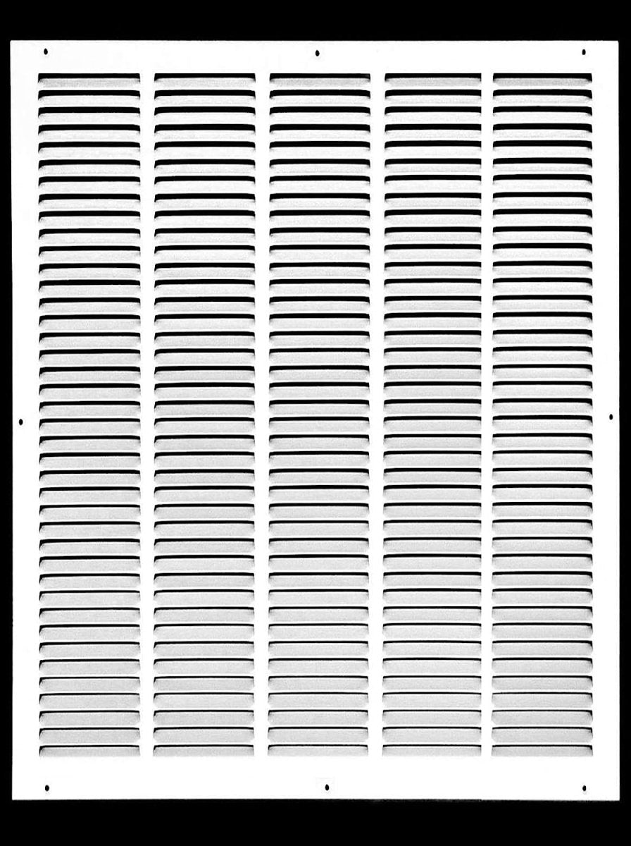 24"W X 28"H [Duct Opening] Steel Air Vent Return Grille - HVAC VENT DUCT COVER DIFFUSER - [Outer Dimensions: 25.75"W X 29.75"H] - HVAC PremiumRG2428 HP