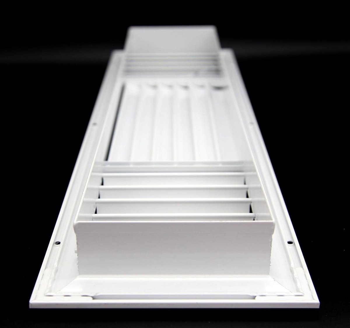 24&quot;W X 6&quot;H [Duct Opening] 3 - Way Aluminum Curved Blade Adjustable Air Supply HVAC Diffuser [Outer Dimensions: 25.75&quot;W X 7.75&quot;H] - HVAC PremiumCADJB3 - C - 246