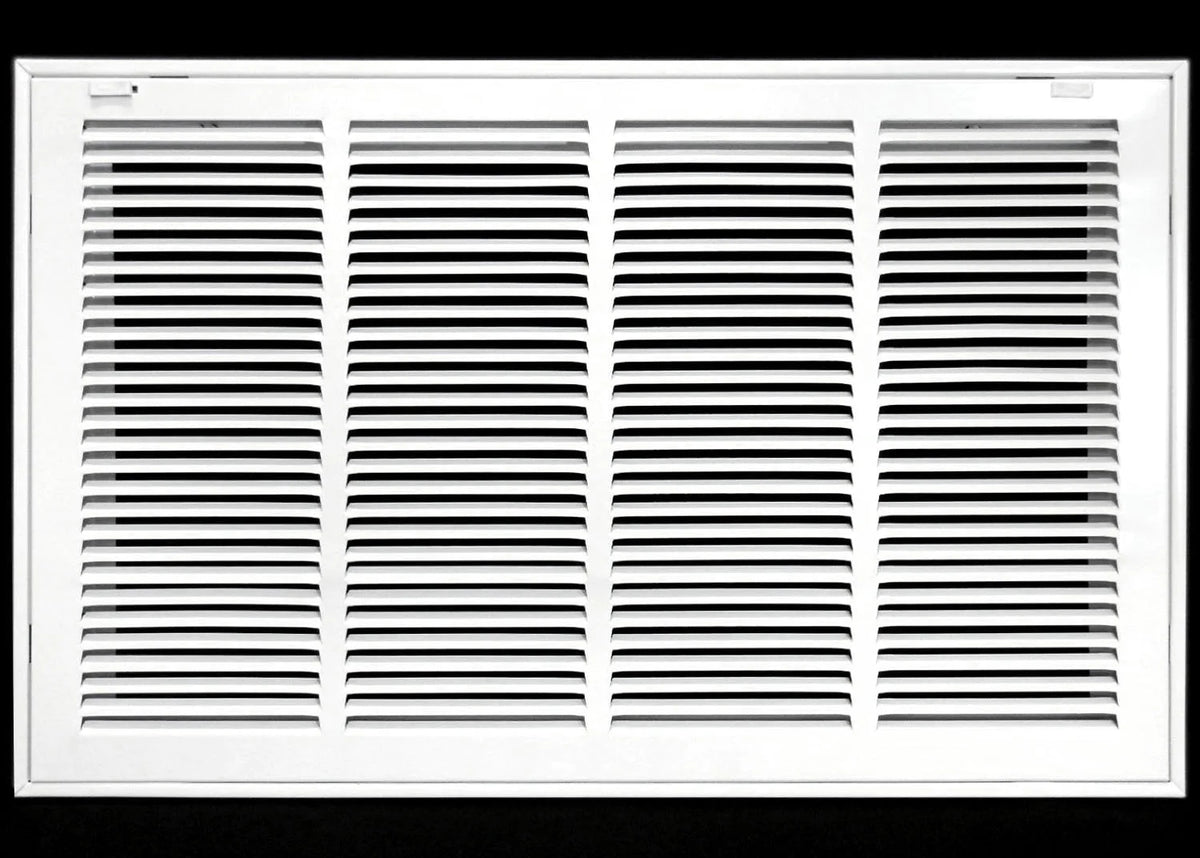 24&quot; X 10&quot; Steel Return Air Filter Grille for 1&quot; Filter - Removable Frame - [Outer Dimensions: 26 5/8&quot; X 12 5/8&quot;]