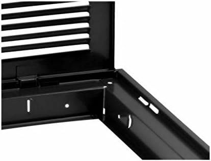 25" X 25" Steel Return Air Filter Grille for 1" Filter - Removable Frame - Black - [Outer Dimensions: 27 5/8" X 27 5/8"] - HVAC PremiumRFG2525 Black - HP