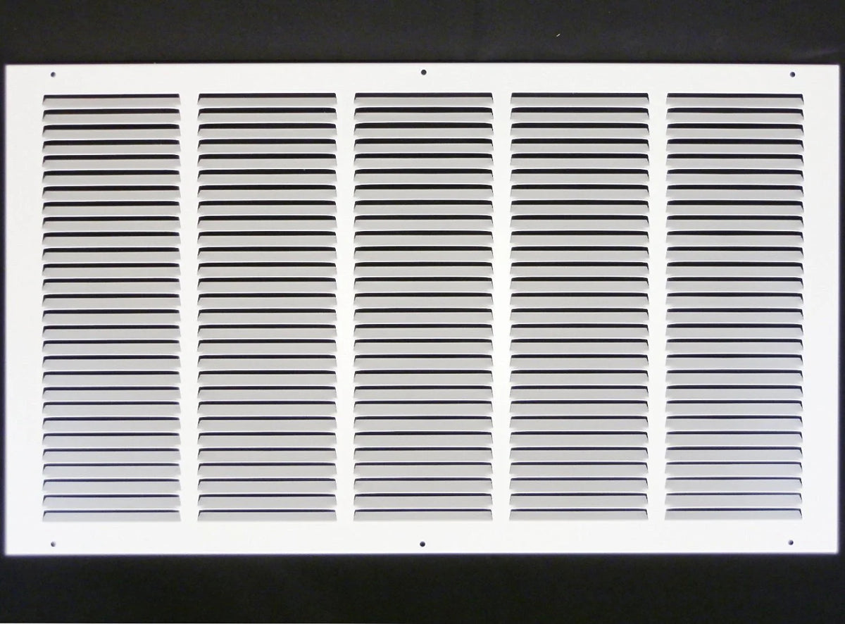 25&quot; X 12&quot; Air Vent Return Grilles - Sidewall and Ceiling - HVAC VENT DUCT COVER DIFFUSER - Steel