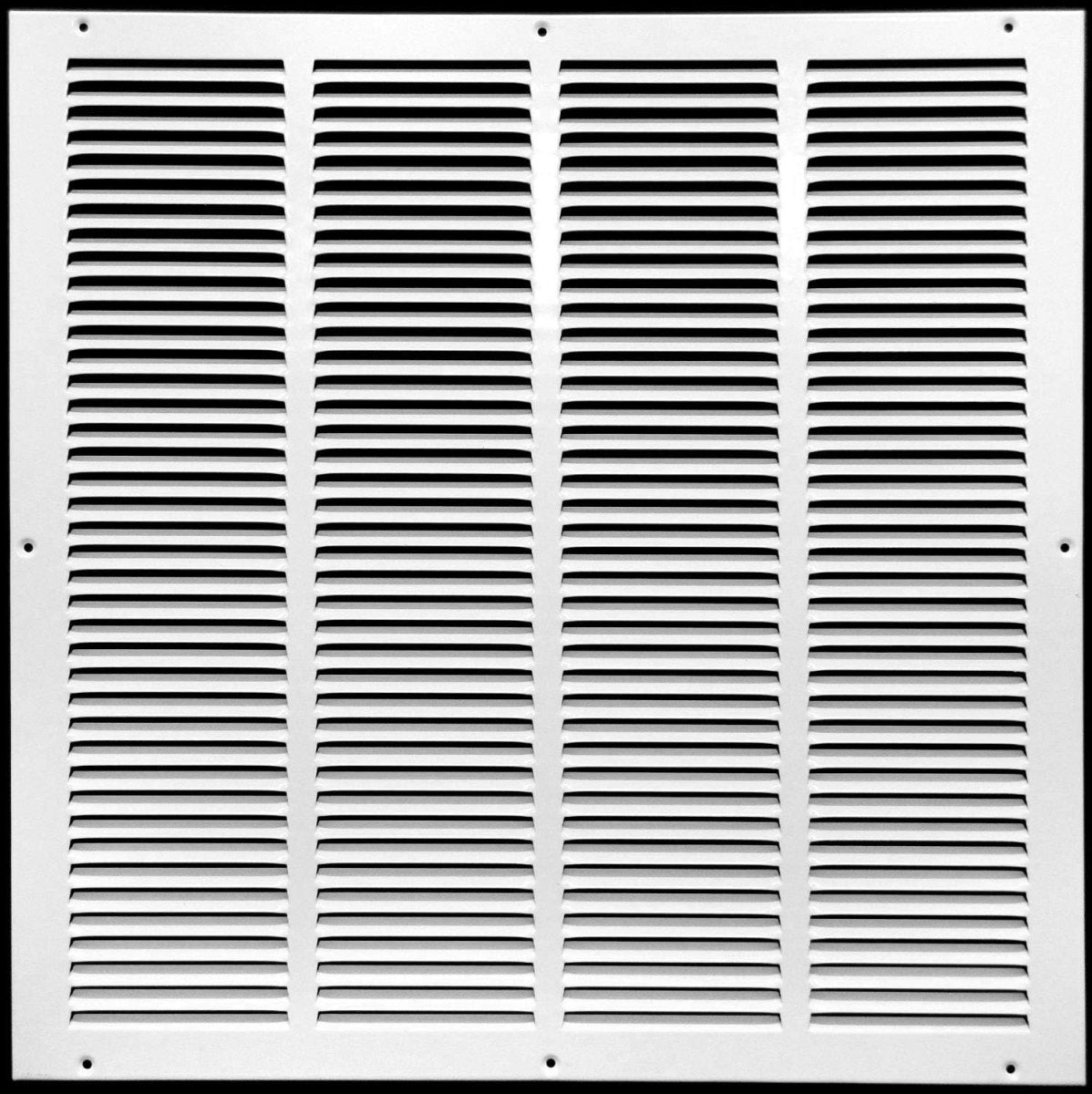 25"W X 24"H [Duct Opening] Steel Air Vent Return Grille - HVAC VENT DUCT COVER DIFFUSER - [Outer Dimensions: 26.75"W X 25.75"H] - HVAC PremiumRG2524 HP