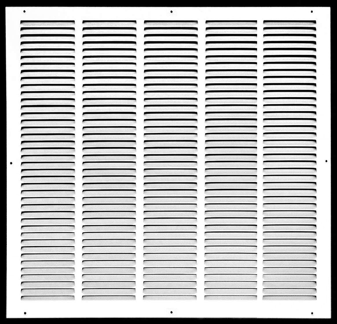 25"W X 26"H [Duct Opening] Steel Air Vent Return Grille - HVAC VENT DUCT COVER DIFFUSER - [Outer Dimensions: 26.75"W X 27.75"H] - HVAC PremiumRG2526 HP