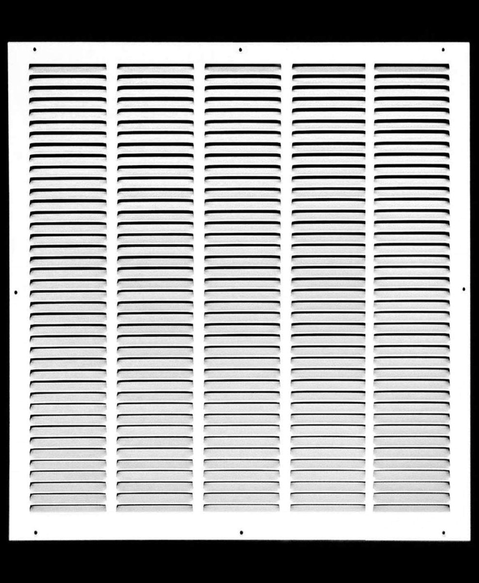 25"W X 28"H [Duct Opening] Steel Air Vent Return Grille - HVAC VENT DUCT COVER DIFFUSER - [Outer Dimensions: 26.75"W X 29.75"H] - HVAC PremiumRG2528 HP