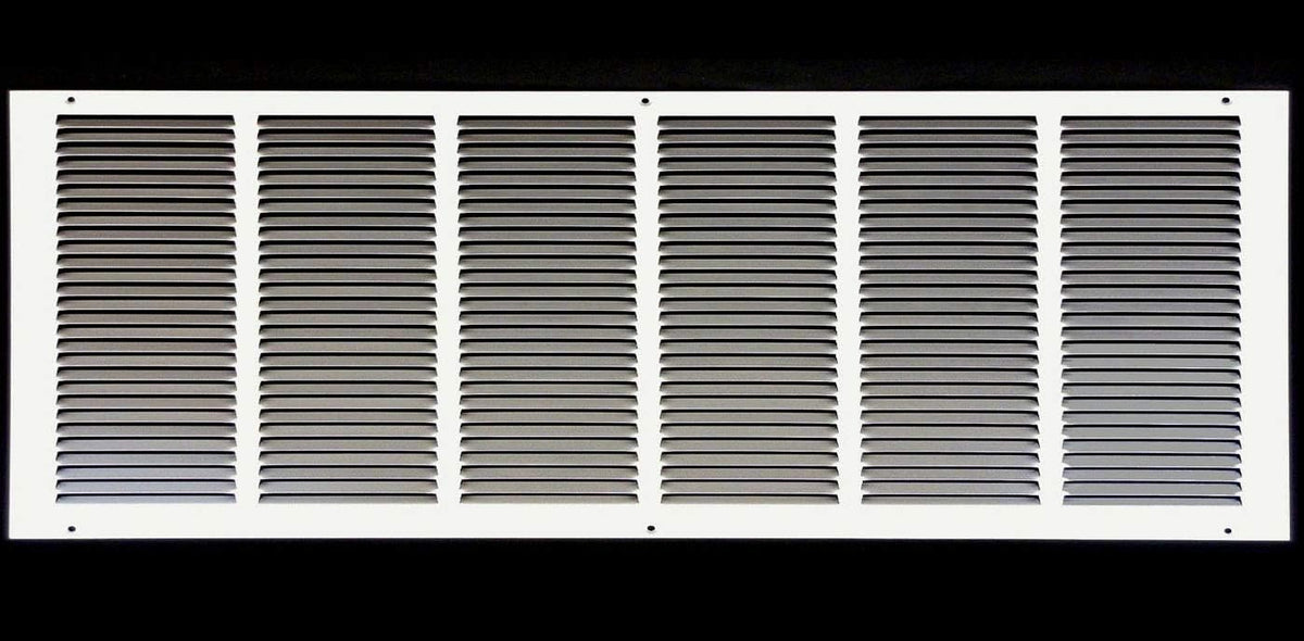 26&quot; X 8&quot; Air Vent Return Grilles - Sidewall and Ceiling - Steel