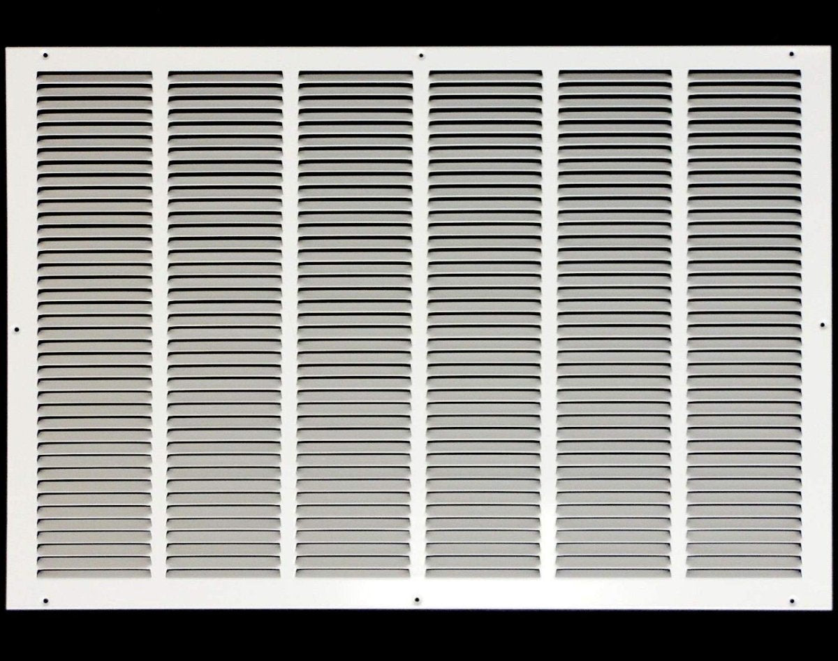28"W X 20"H [Duct Opening] Steel Air Vent Return Grille - HVAC VENT DUCT COVER DIFFUSER - [Outer Dimensions: 29.75"W X 21.75"H] - HVAC PremiumRG2820 HP