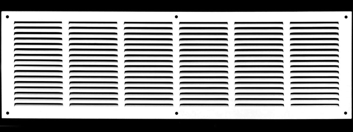 30&quot;W X 8&quot;H [Duct Opening] Steel Air Vent Return Grille - HVAC VENT DUCT COVER DIFFUSER - [Outer Dimensions: 31.75&quot;W X 9.75&quot;H] - HVAC PremiumRG308 FBA