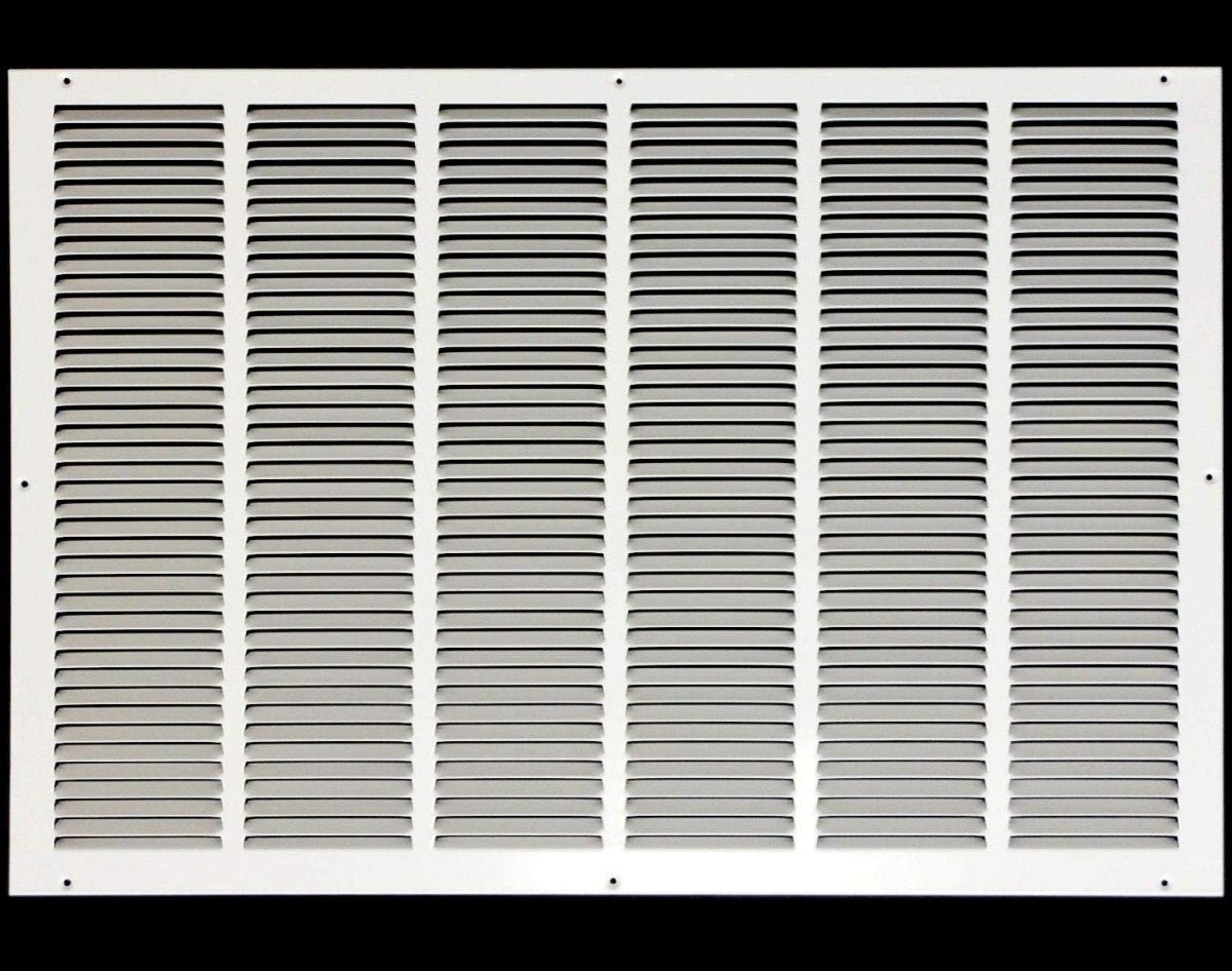 32"W X 18"H [Duct Opening] Steel Air Vent Return Grille - HVAC VENT DUCT COVER DIFFUSER - [Outer Dimensions: 33.75"W X 19.75"H] - HVAC PremiumRG3218 HP