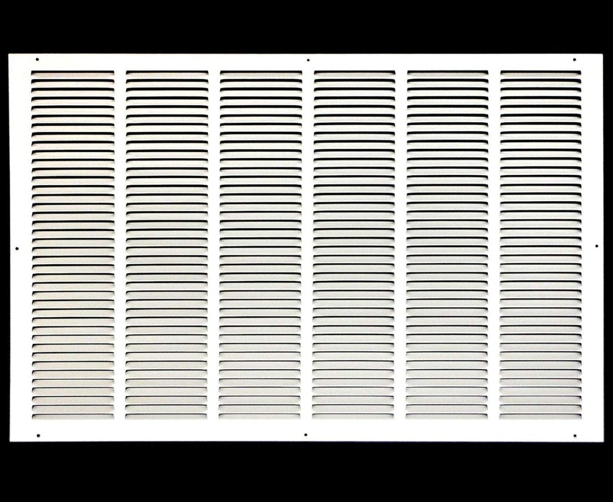 34"W X 18"H [Duct Opening] Steel Air Vent Return Grille - HVAC VENT DUCT COVER DIFFUSER - [Outer Dimensions: 35.75"W X 19.75"H] - HVAC PremiumRG3418 HP