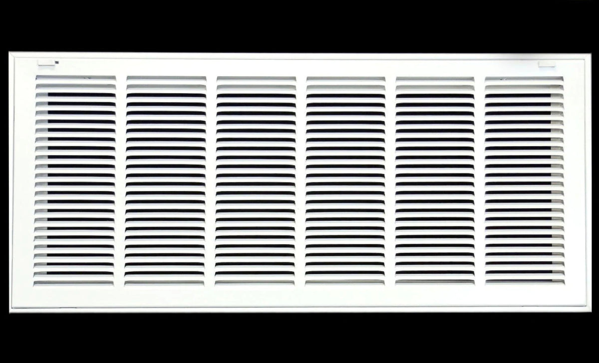 36" X 12" Steel Return Air Filter Grille for 1" Filter - Removable Frame - [Outer Dimensions: 38 5/8" X 14 5/8"] - HVAC Premium190RF 36X12 FBA