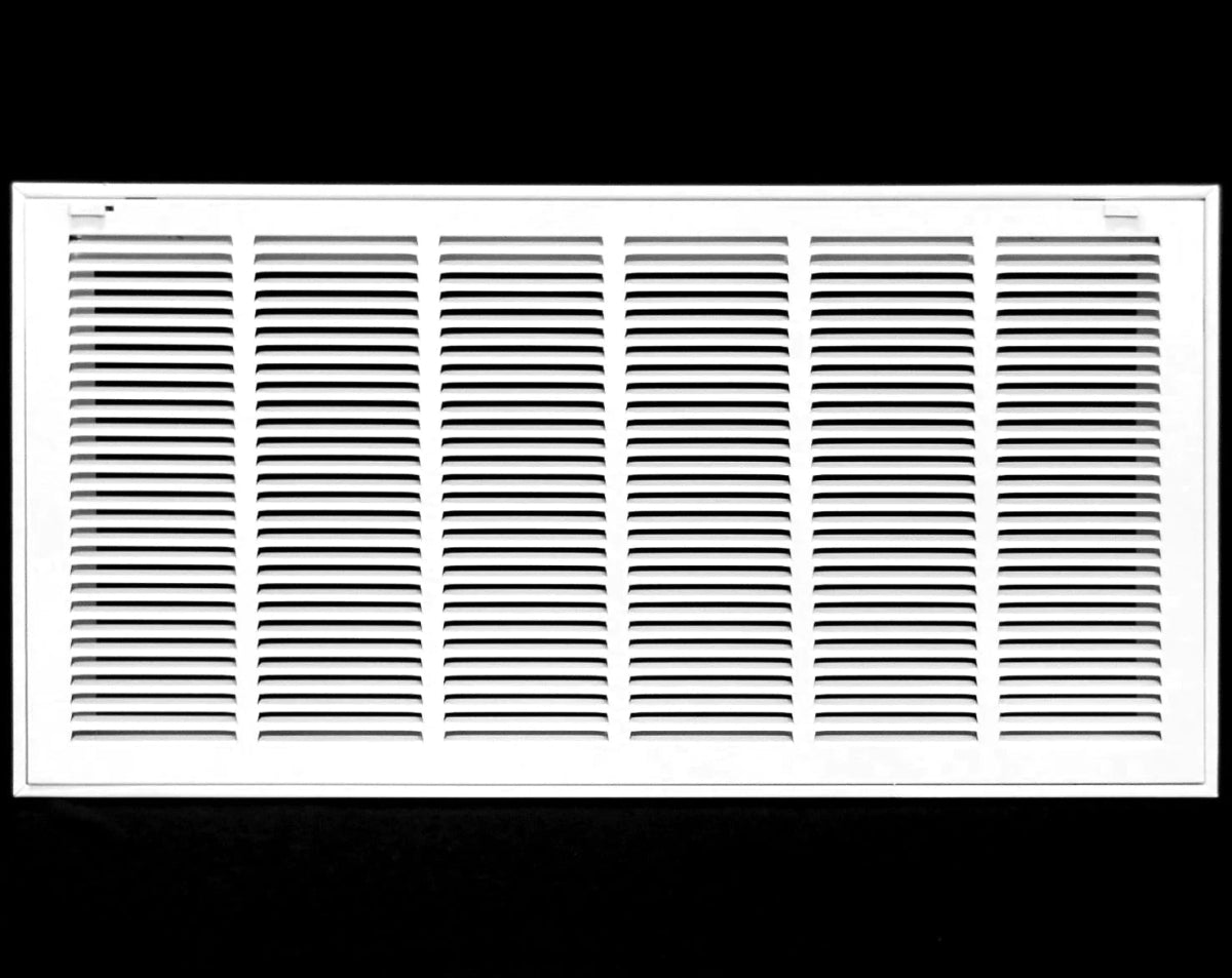 36" X 20" Steel Return Air Filter Grille for 1" Filter - Removable Frame - [Outer Dimensions: 38 5/8" X 22 5/8"] - HVAC Premium190RF 36X20 - HP