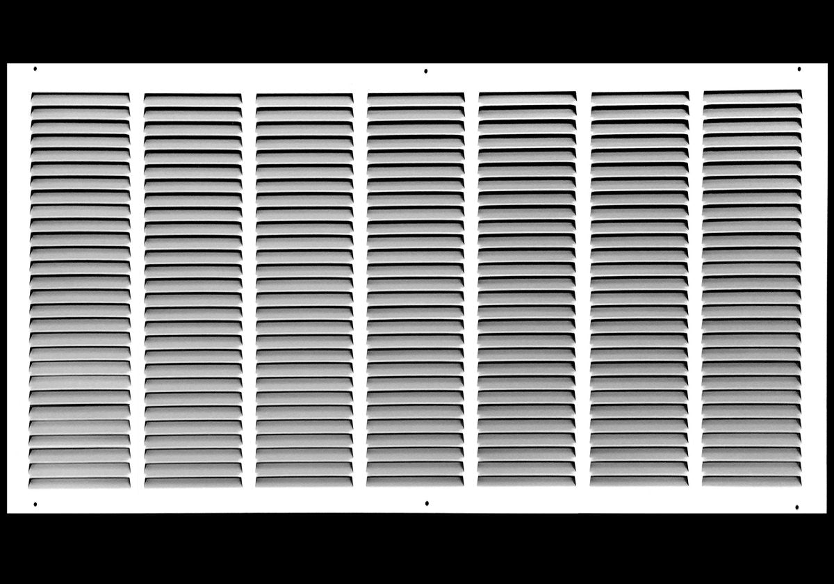 36"W X 30"H [Duct Opening] Steel Air Vent Return Grille - HVAC VENT DUCT COVER DIFFUSER - [Outer Dimensions: 37.75"W X 31.75"H] - HVAC Premium170 36X30 FBA