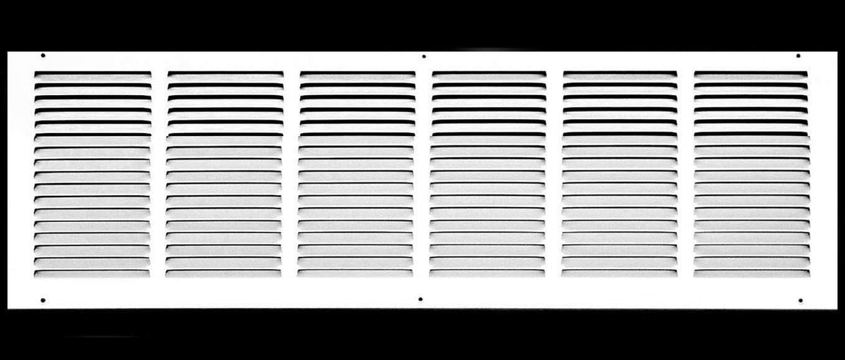 34&quot; X 8&quot; Air Vent Return Grilles - Sidewall and Ceiling - Steel