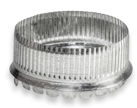 Duct Start Collar Take Off | 16" Sheet Metal Snap Together Start Collar is Compatible with 16" Duct