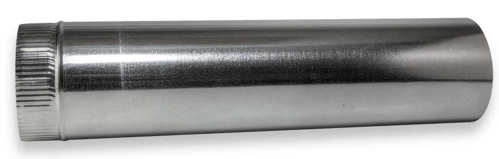 7" Round Duct Pipe - 24" Long - 30-Gauge Snap Lock Dryer Vent Pipe Compatible with 7" Duct