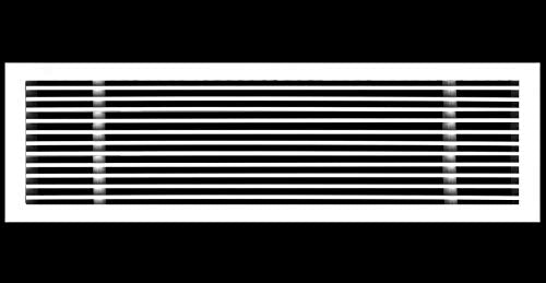 32"W X 8"H [Duct Opening] Linear Aluminum Clip-On Bar Return Air Grille [Outer Dimensions: 33.25"W x 9.25"H]