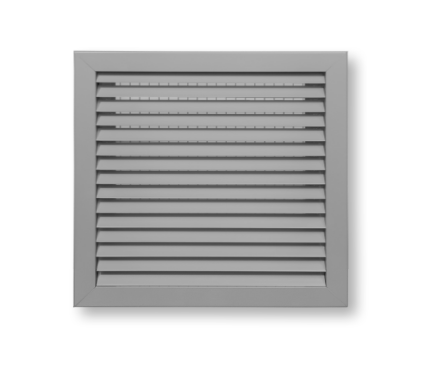 45° Thinline Louver Aluminum Exterior Gable Vent for Walls & Crawlspace with Bird Screen or Insect Screen - HVAC PremiumHPLTL - 45