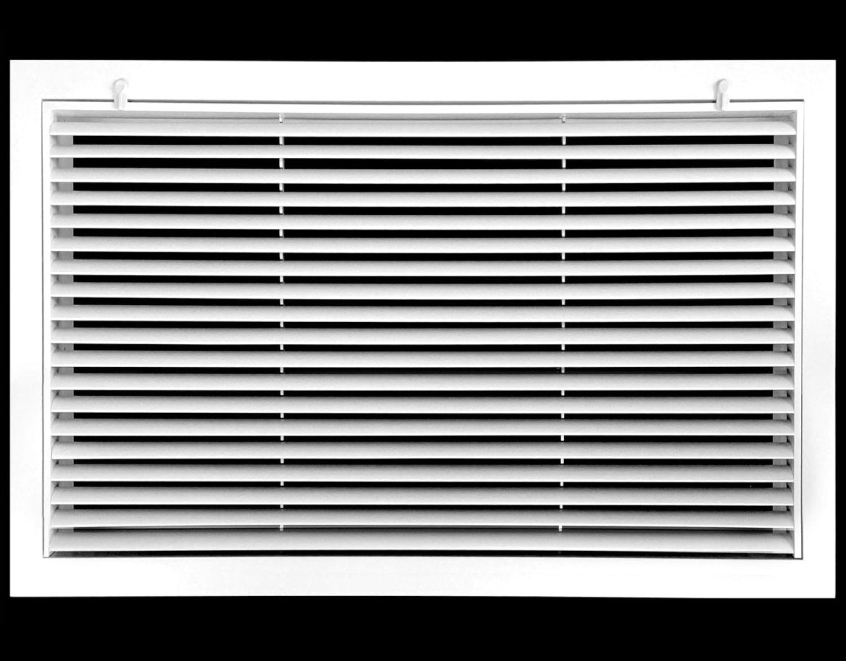 48" X 24" ALUMINUM RETURN FILTER GRILLE FOR 1" FILTER - EASY AIR FLOW - LINEAR BAR GRILLES - HVAC PremiumRFG4824AL FBA