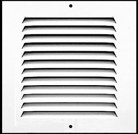 4"W X 4"H [Duct Opening] Steel Air Vent Return Grille - HVAC VENT DUCT COVER DIFFUSER - [Outer Dimensions: 5.75"W X 5.75"H] - HVAC PremiumRG44 - HP