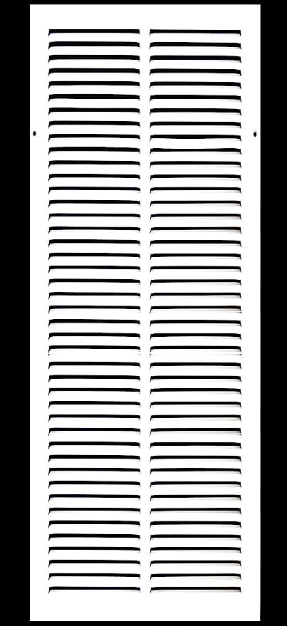 10"W X 32"H [Duct Opening] Steel Air Vent Return Grille - HVAC VENT DUCT COVER DIFFUSER - [Outer Dimensions: 11.75"W X 33.75"H]