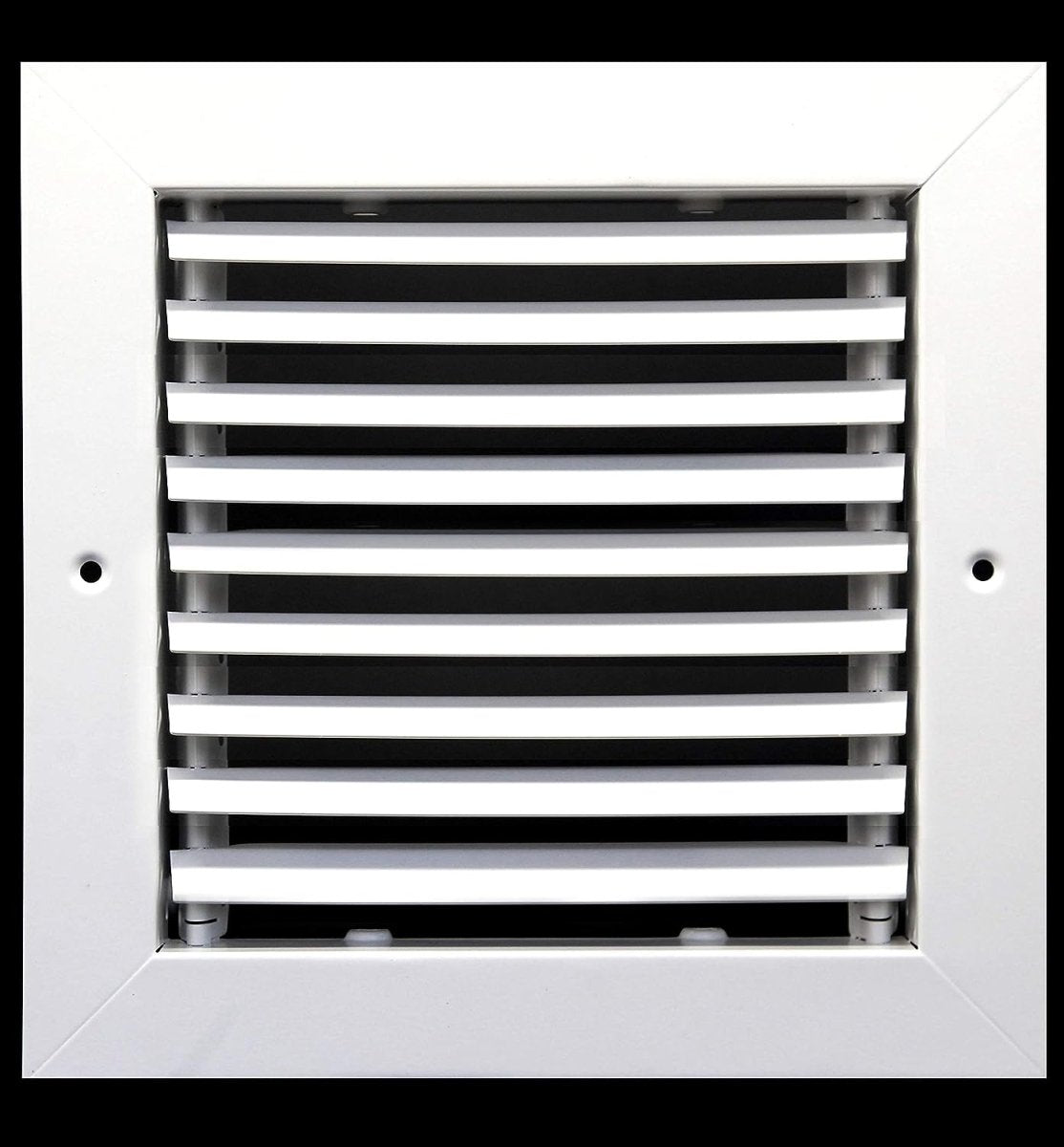 6" x 6" Steel Fixed Bar Return Grille - Sidewall and Ceiling - HVAC PremiumRG66Steel FBA
