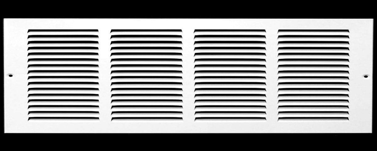 20&quot; X 2&quot; Air Vent Return Grilles - Sidewall and Ceiling - HVAC VENT DUCT COVER DIFFUSER - Steel