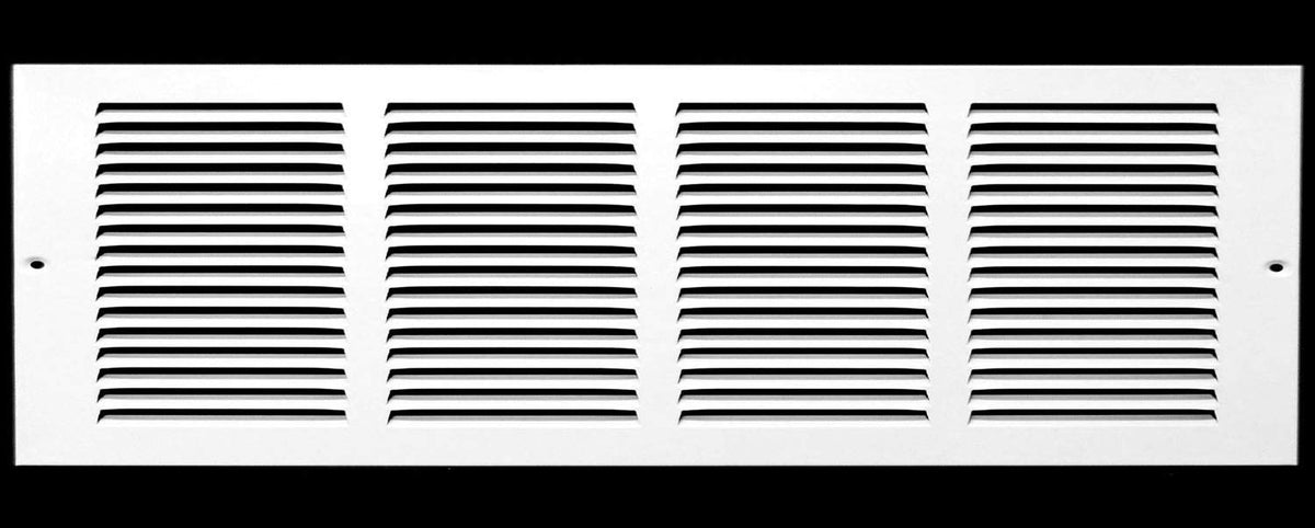20"W X 4"H [Duct Opening] Steel Air Vent Return Grille - HVAC VENT DUCT COVER DIFFUSER - [Outer Dimensions: 21.75"W X 5.75"H]