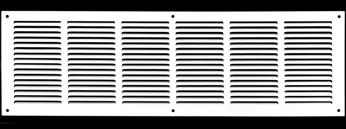 30"W X 10"H [Duct Opening] Steel Air Vent Return Grille - HVAC VENT DUCT COVER DIFFUSER - [Outer Dimensions: 31.75"W X 11.75"H]