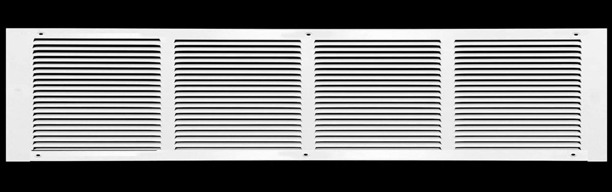 24&quot; X 2&quot; Air Vent Return Grilles - Sidewall and Ceiling - Steel