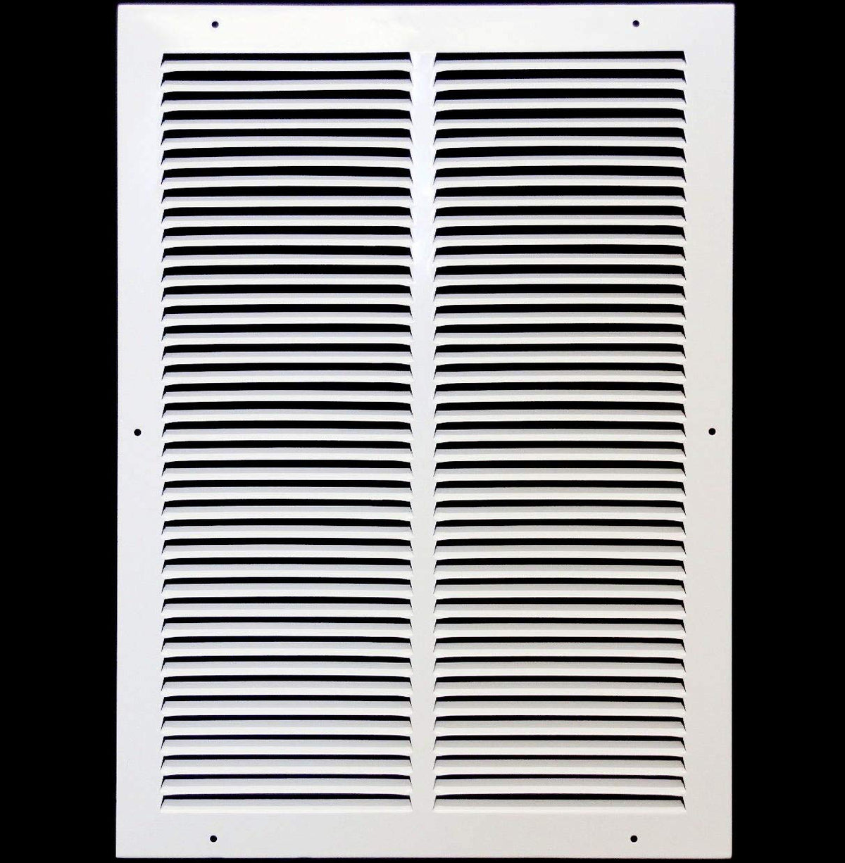 10"W X 24"H [Duct Opening] Steel Air Vent Return Grille - HVAC VENT DUCT COVER DIFFUSER - [Outer Dimensions: 11.75"W X 25.75"H]