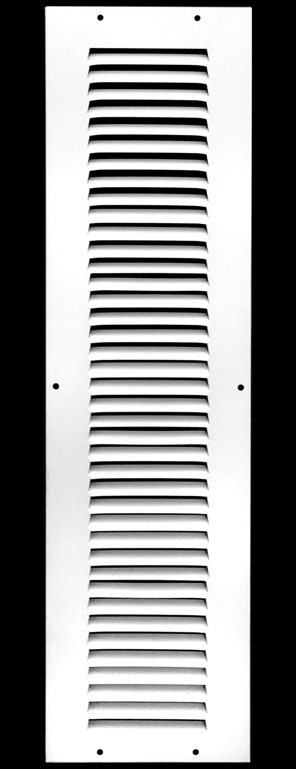6"W X 22"H [Duct Opening] Steel Air Vent Return Grille - HVAC VENT DUCT COVER DIFFUSER - [Outer Dimensions: 7.75"W X 23.75"H]