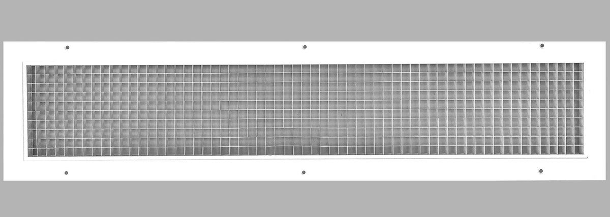 6" x 36" or 36" x 6" Cube Core Eggcrate Return Air Grille