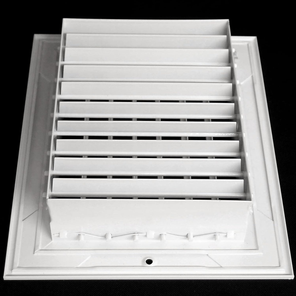 12&quot;w X 10&quot;h Aluminum Double Deflection Adjustable Air Supply HVAC Diffuser - Full Control Vertical/Horizontal Airflow Direction