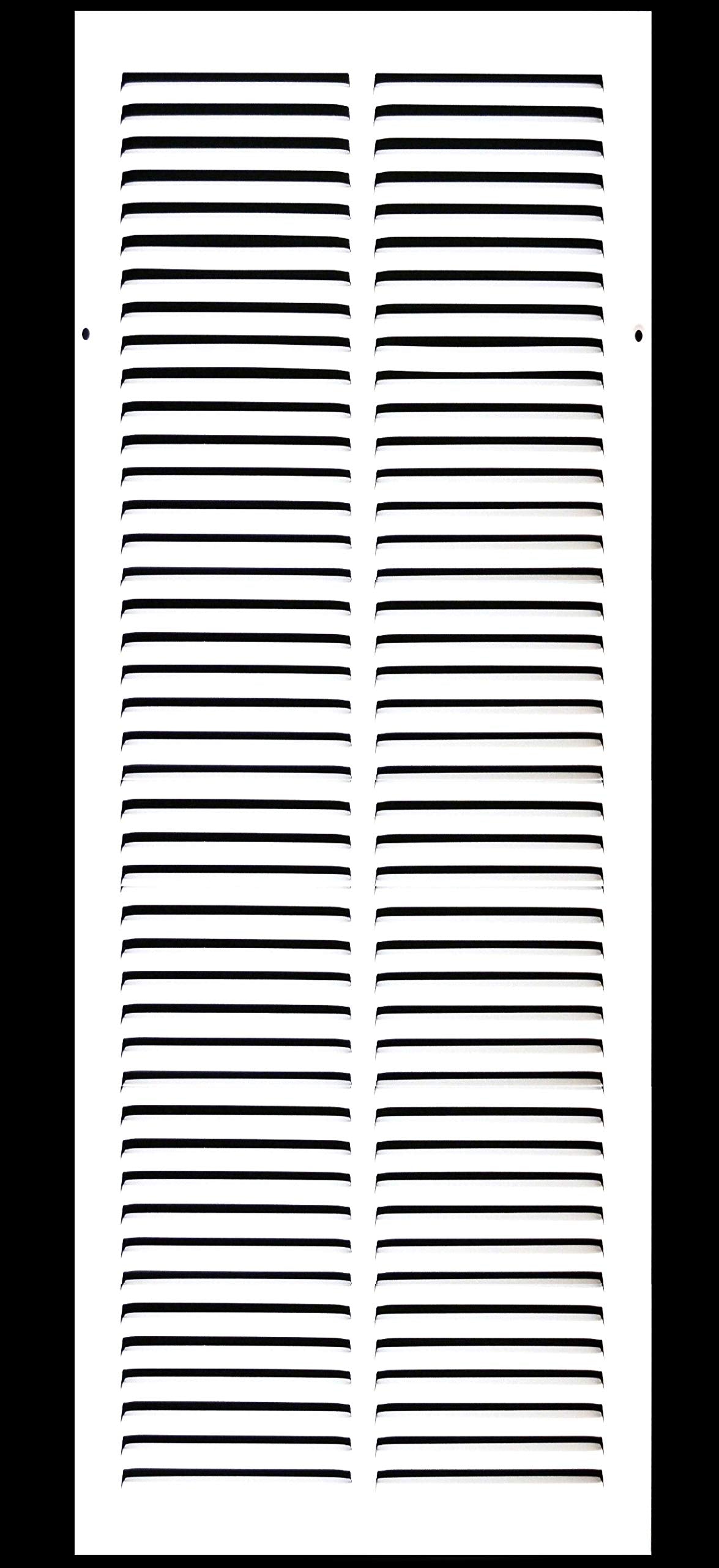 10"W X 26"H [Duct Opening] Steel Air Vent Return Grille - HVAC VENT DUCT COVER DIFFUSER - [Outer Dimensions: 11.75"W X 27.75"H]