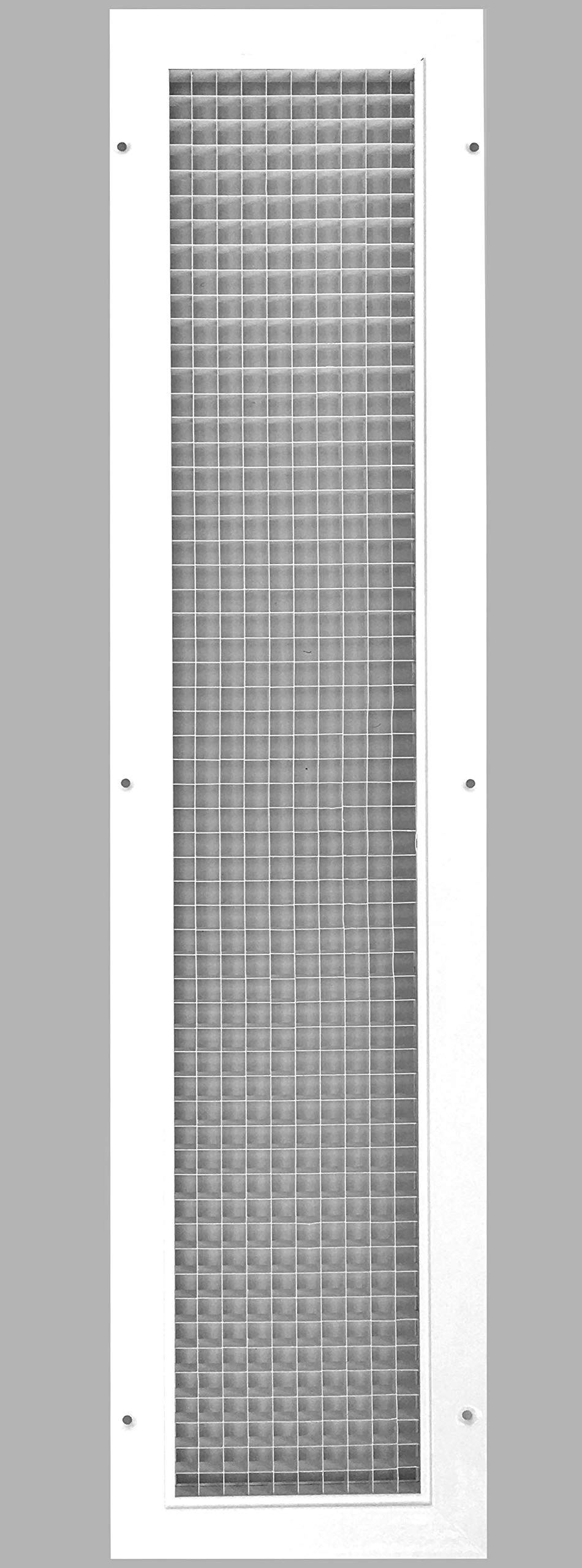 6" x 30" or 30" x 6" Cube Core Eggcrate Return Air Grille