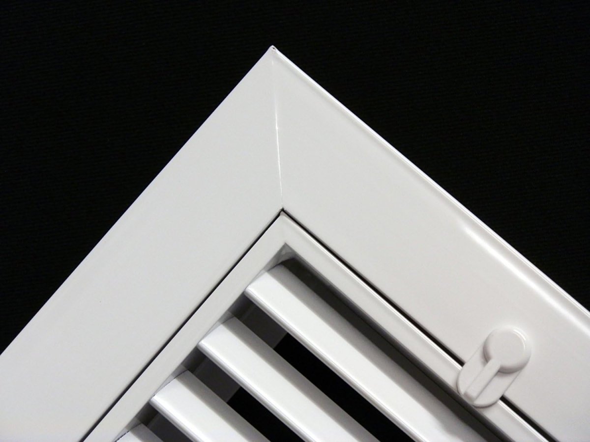 8&quot; X 8&quot; ALUMINUM RETURN FILTER GRILLE FOR 1&quot; FILTER - EASY AIR FLOW - LINEAR BAR GRILLES - HVAC PremiumRFG88AL FBA - HP
