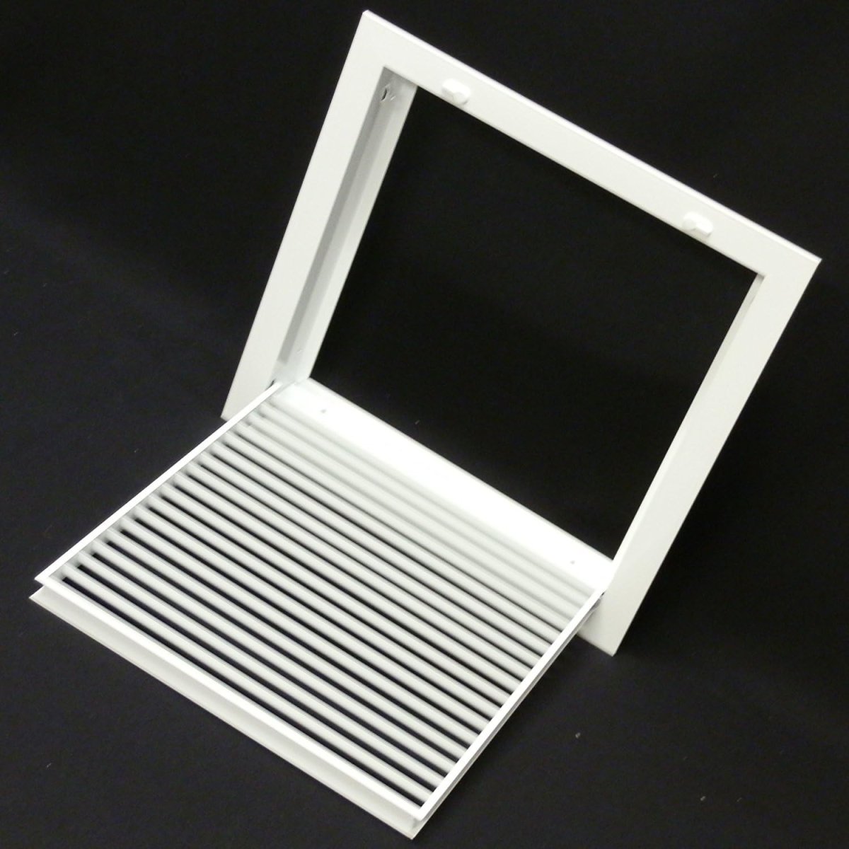 8&quot; X 8&quot; ALUMINUM RETURN FILTER GRILLE FOR 1&quot; FILTER - EASY AIR FLOW - LINEAR BAR GRILLES - HVAC PremiumRFG88AL FBA - HP