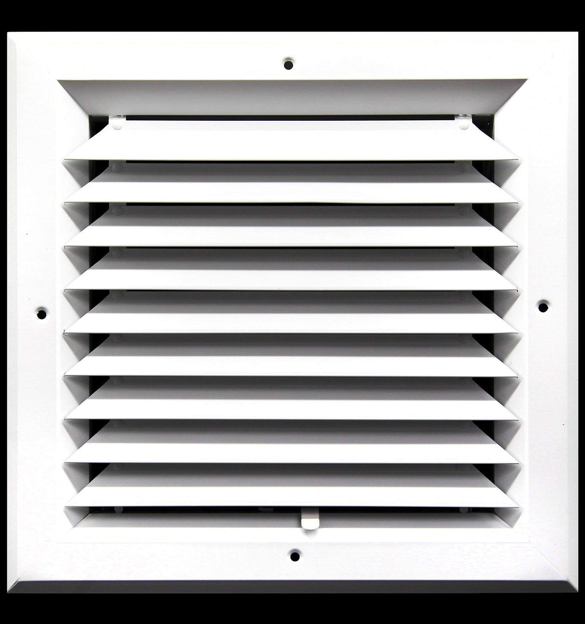12" x 12" - 1-Way Extruded Aluminum Ceiling Diffuser Square - HVAC Vent Cover