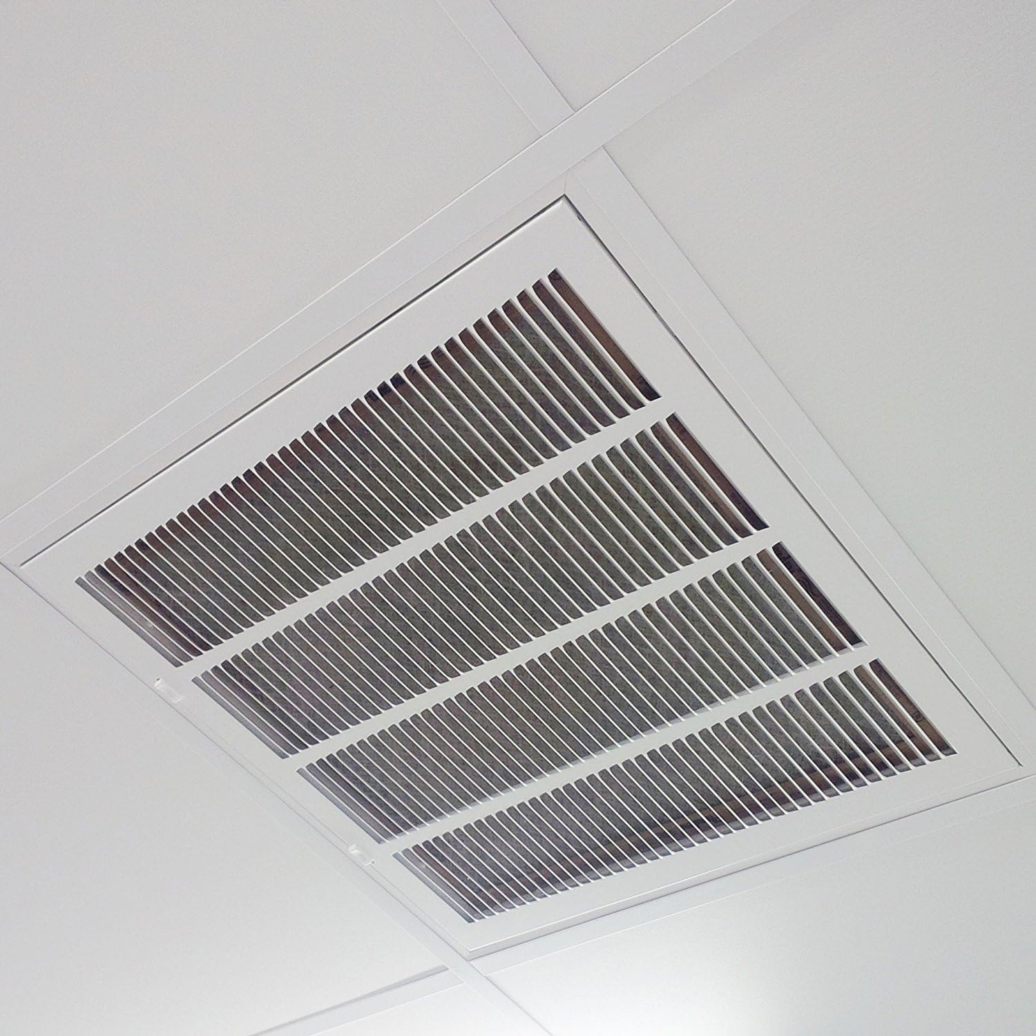 Perforated Ceiling T-bar Lay In Filter Back Return Air Grill 24 X 24