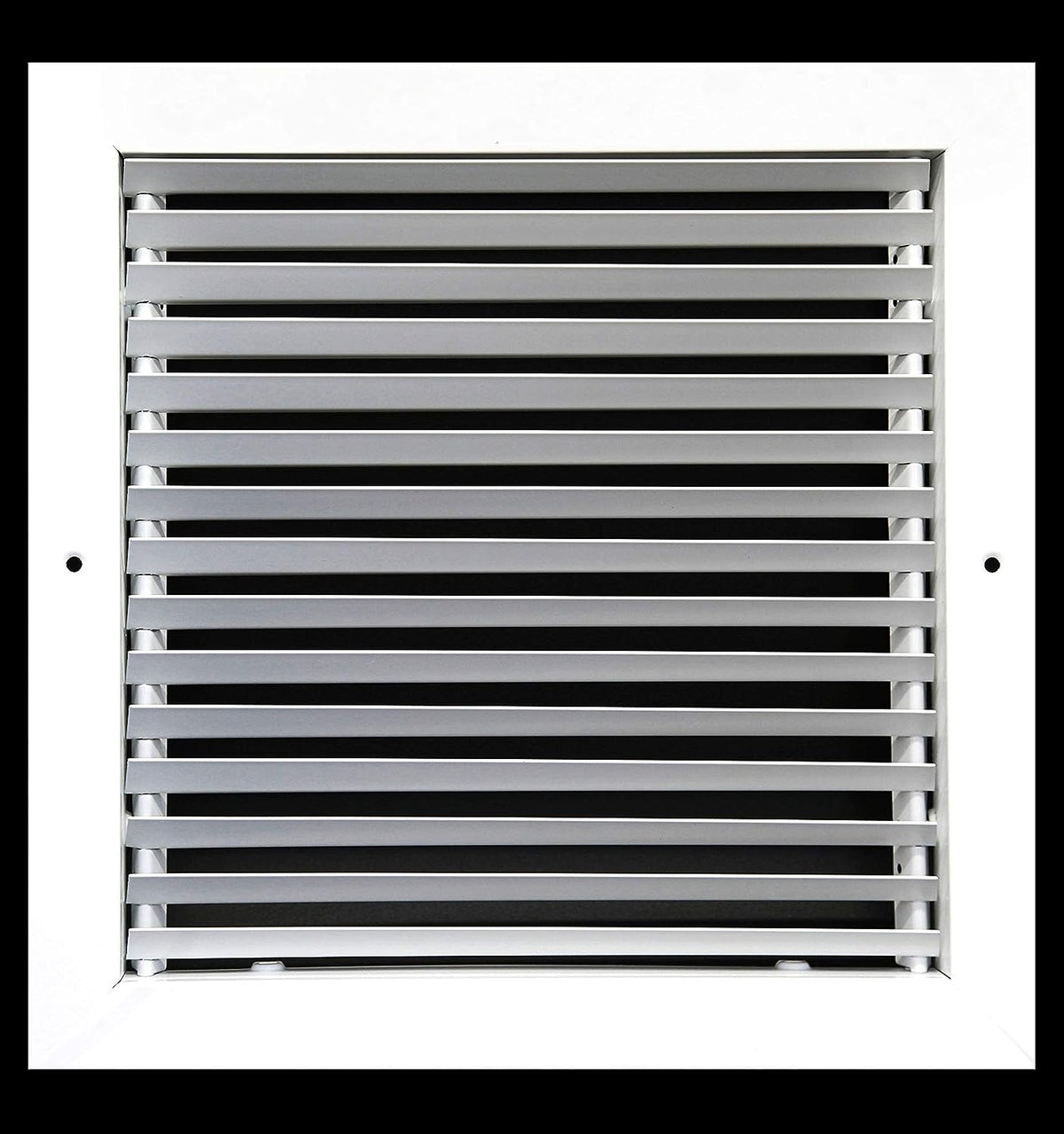 10&quot; x 10&quot; Steel Fixed Bar Return Grille - Sidewall and Ceiling