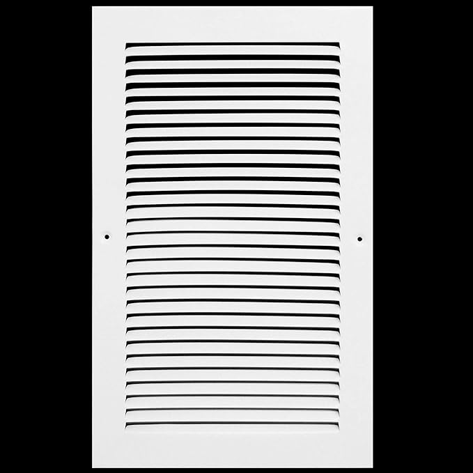 8"W X 30"H [Duct Opening] Steel Air Vent Return Grille - HVAC VENT DUCT COVER DIFFUSER - [Outer Dimensions: 9.75"W X 31.75"H] - HVAC Premium170 08X30 FBA